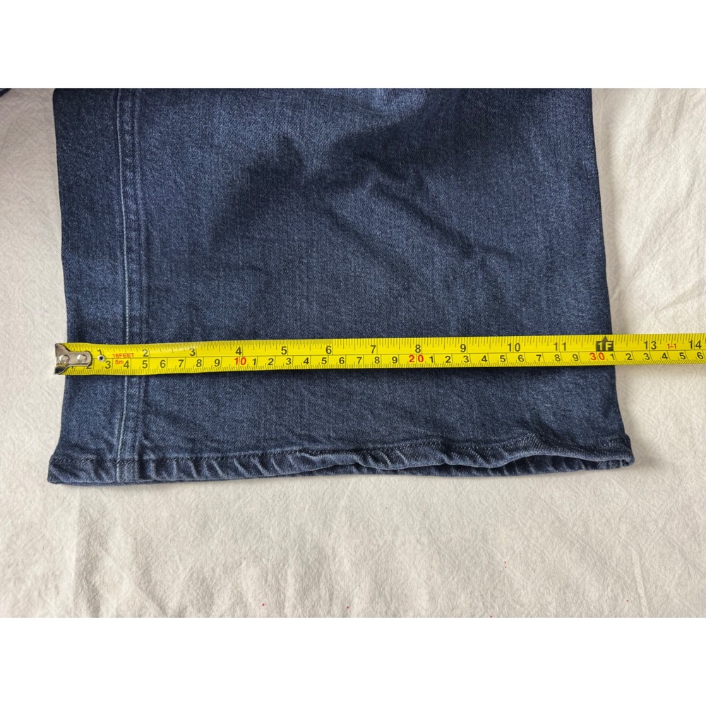 Good American Good Skate High Rise Loose Leg Jeans Indigo 10/30 34 Inseam New - Picture 10 of 10